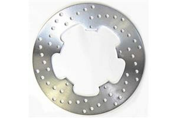 Round D-series Scooter Brake Rotor Silver, Stainless Steel, Zinc, 1, nordicamoto.ro
