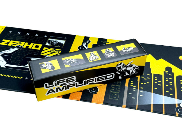 MOUSE PAD CFMOTO Zeeho LIFE AMPLIFIED – GALBEN/NEGRU, 6, nordicamoto.ro