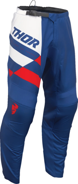 Pantaloni Thor Sector Checker Blue/Red 32, 1, nordicamoto.ro