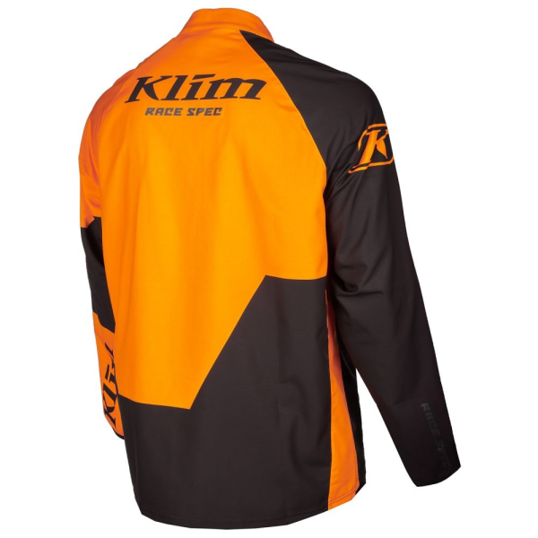 Hanorac Klim Revolt 1/4 Zip Black - Strike Orange, 15, nordicamoto.ro