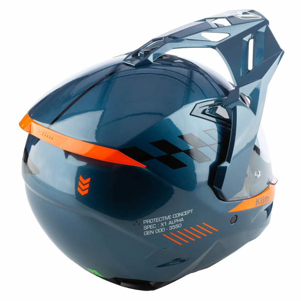 Klim X1 Alpha ECE/DOT Gloss Hi-Vis motoros sisak – fehér, 29, nordicamoto.ro