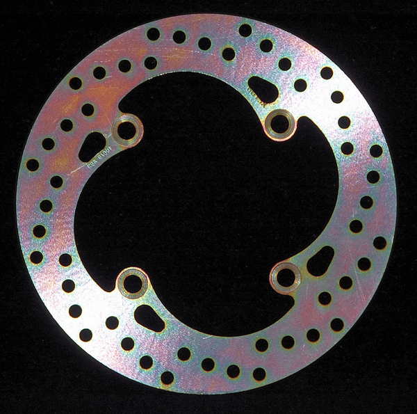 Round D-series Fixed Offroad Brake Rotor Silver, Stainless Steel, 1, nordicamoto.ro