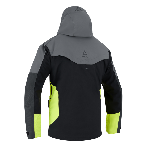 AMOQ Aspect Jacket Gray/Black/HiVis XS, 1, nordicamoto.ro