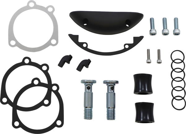 Inverted Air Cleaner Hardware Kit Black, Silver, 1, nordicamoto.ro
