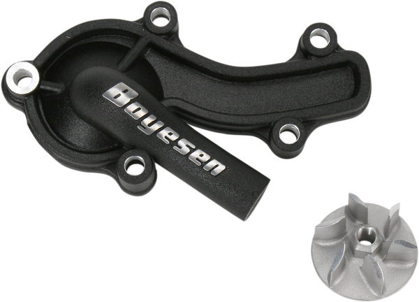 Supercooler Water Pump Cover And Impeller Kit Black, 1, nordicamoto.ro