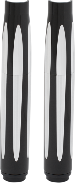 Deep Cut Pushrod Covers Black, 1, nordicamoto.ro