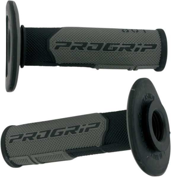801 Hybrid Duo-density Cross Grips Black, Gray, 1, nordicamoto.ro