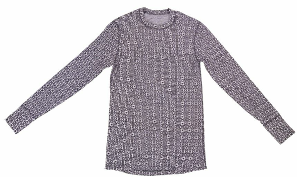 SVALA Merino Design O-nyakú póló, jacquard, fekete/fehér, M, 1, nordicamoto.ro