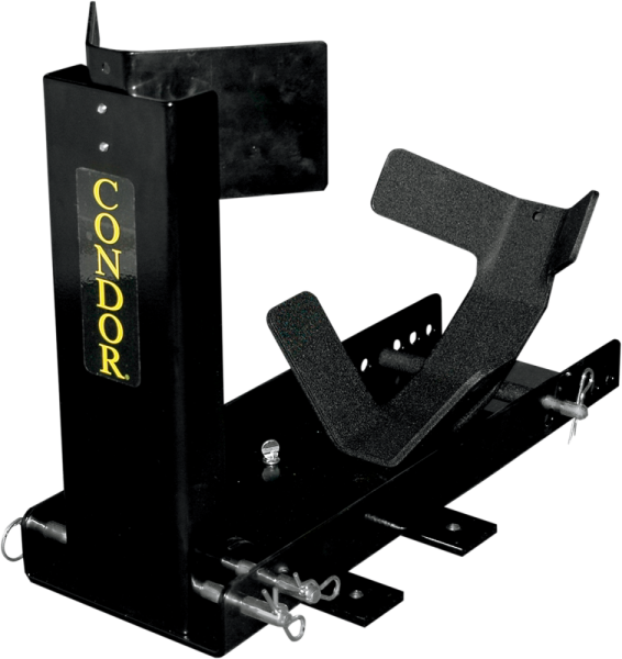 Trailer Only Wheel Chock Stand Black, 1, nordicamoto.ro