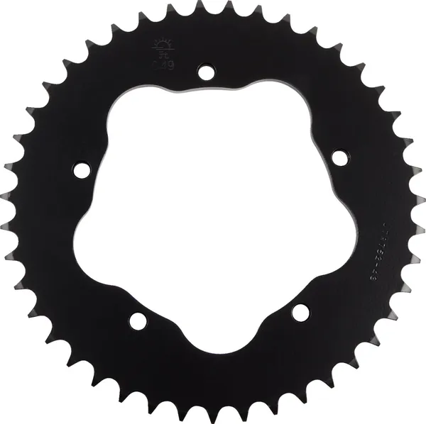 JT SPROCKETS Acél hátsó lánckerék, fekete, 1, nordicamoto.ro