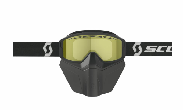 Scott Goggle Primal Safari Facemask black/white / yellow, 1, nordicamoto.ro