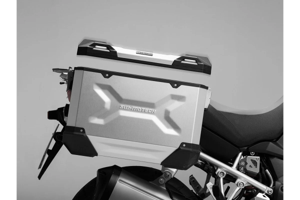 SW-Motech TRAX ADV M alumínium oldalsó csomagtartó, 37 l. Bal oldali. Fekete. 49x23x37 cm. ALK0073311000LB, 3, nordicamoto.ro