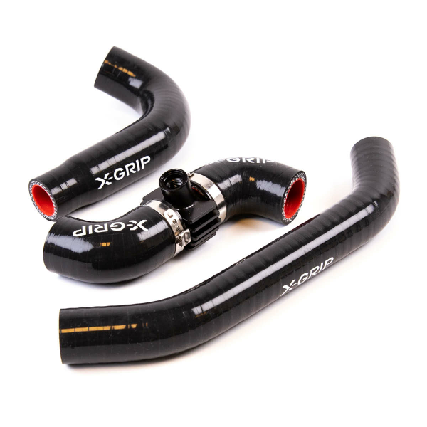 Szilikon hűtőtömlő-készlet KTM/HUSQ/GASGAS 250/300 modellekhez, fekete, 1, nordicamoto.ro