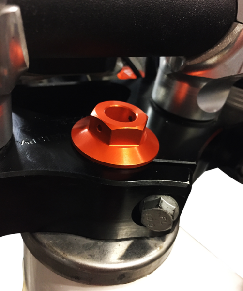 Steering Nut Orange, 3, nordicamoto.ro