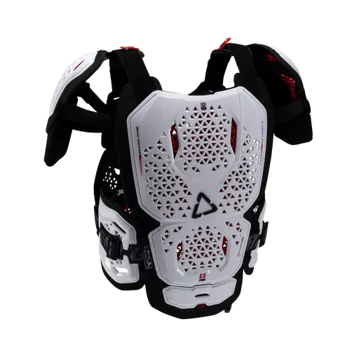 Leatt 5.5 PRO EVO mellkasvédő, fehér, S–M, 3, nordicamoto.ro