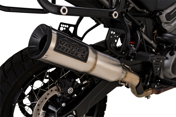 Adventure Hi-output 450 Slip-on Muffler Silver, 1, nordicamoto.ro