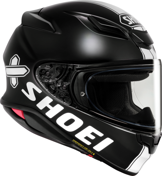 SHOEI NXR2 IDEOGRAPH TC-5 teljes arcú sisak, fekete/kék/fehér, S-es méret, 9, nordicamoto.ro