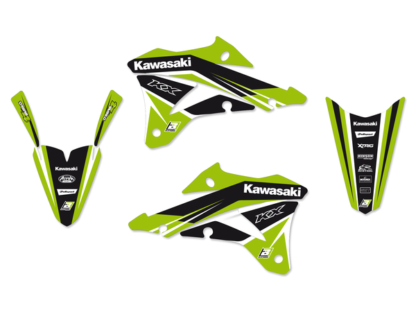 Dream 4 Graphics Kit Black, Green, White, 1, nordicamoto.ro