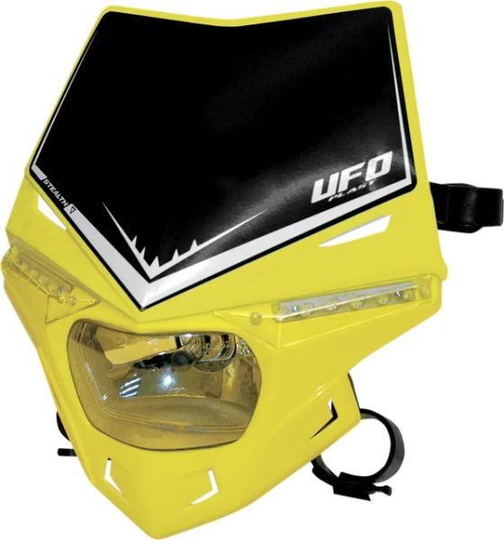 Two-piece Stealth Headlight System Yellow, 1, nordicamoto.ro