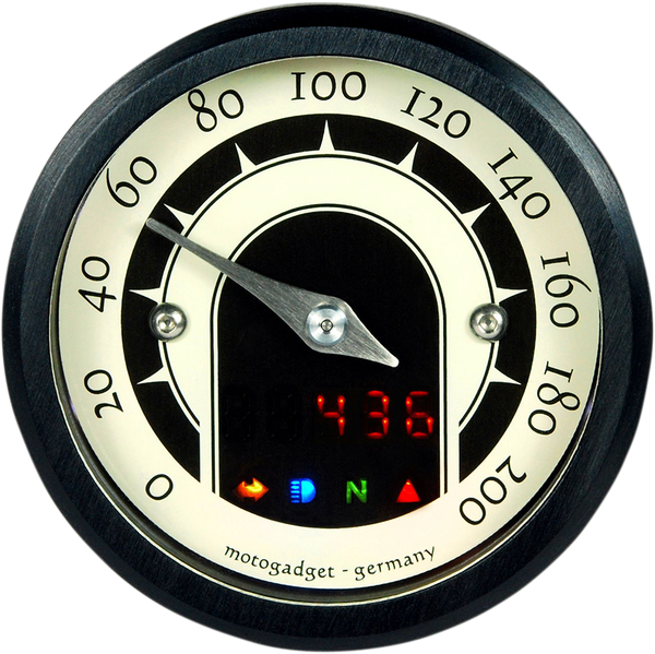 Mst Speedometers Black, White, 1, nordicamoto.ro