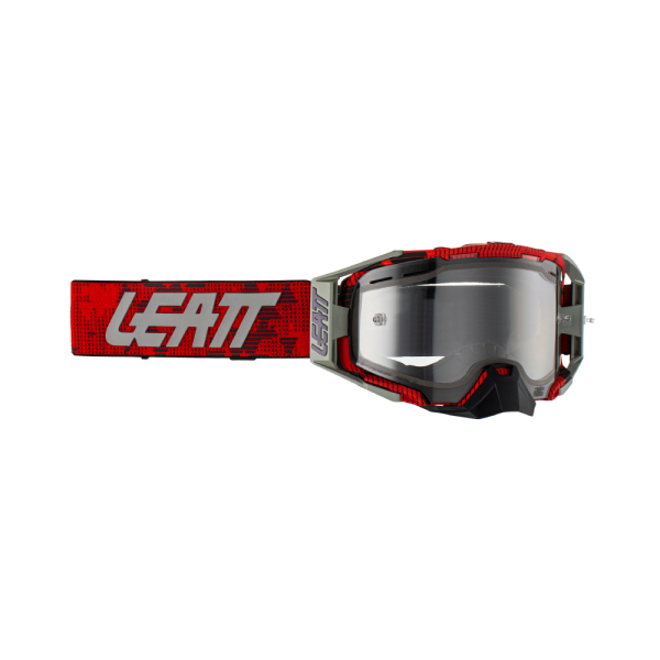 Leatt Velocity 6.5 Enduro JW22 vörös, átlátszó lencsés védőszemüveg, 1, nordicamoto.ro