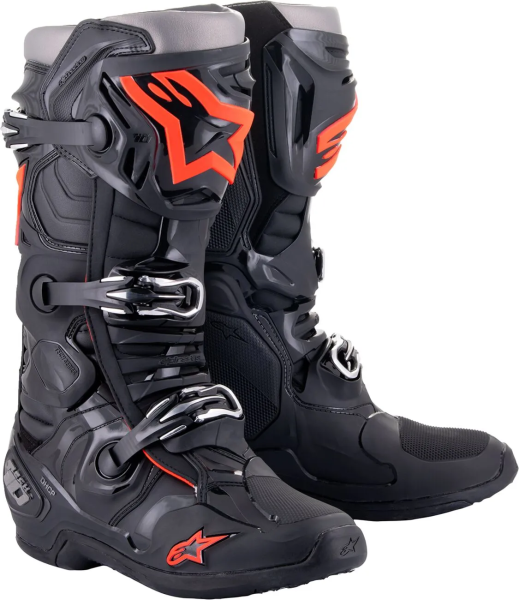 Cizme Alpinestars Tech 10 Black/Fluo Red 43, 1, nordicamoto.ro