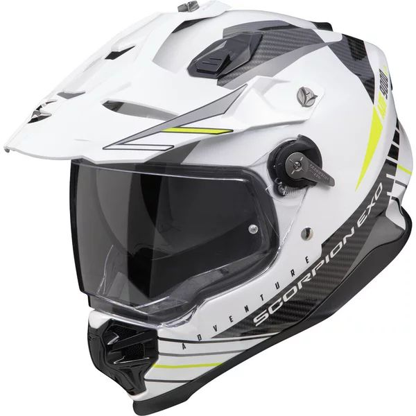 SCORPION ADF-9000 AIR FEAT M enduro/kalandmotoros sisak – fekete/ezüst/piros, 7, nordicamoto.ro