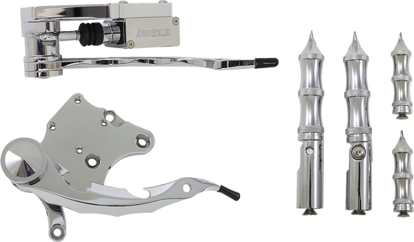 Forward Controls With Master Cylinder Silver Standard, 2, nordicamoto.ro