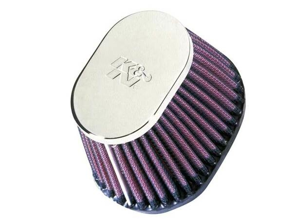 Clamp-on Air Filter Chrome, 1, nordicamoto.ro