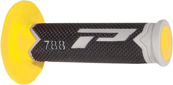 Triple Density Grips Black, Gray, Yellow, 1, nordicamoto.ro