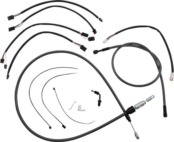 Karbonfibr Designer Handlebar Installation Kit Silver, 1, nordicamoto.ro