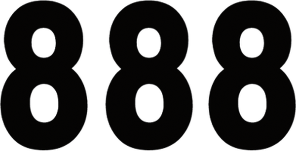 Pro Numbers Black, 1, nordicamoto.ro