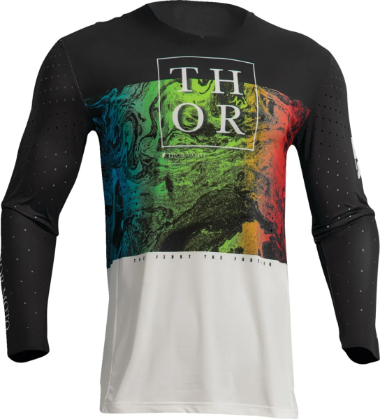 Tricou Thor Prime Melter Black/White 2XL, 1, nordicamoto.ro