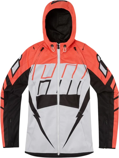 Geaca Textil Dama Icon Airform Retro Orange/White/Black L, 1, nordicamoto.ro