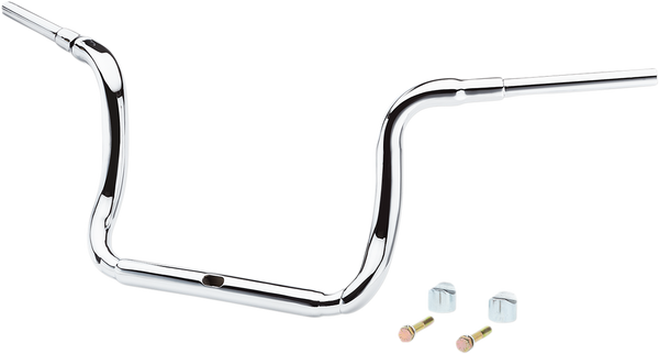 1-1/2(r) Grande Traditional Ape Hanger Handlebar Silver, 2, nordicamoto.ro