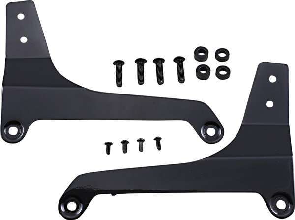 Sissy Bar Side Plates Black, 3, nordicamoto.ro