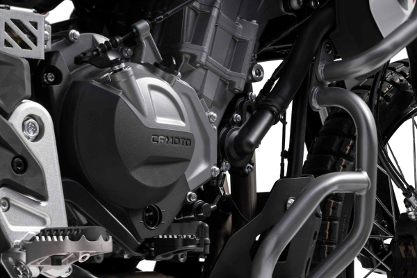 Oldalsó motorburkolat-védő szett CFMOTO 450MT modellekhez, 2024–2027 – fekete, 2, nordicamoto.ro