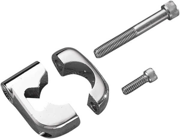 Handlebar Turn Signal Clamp Chrome, 1, nordicamoto.ro