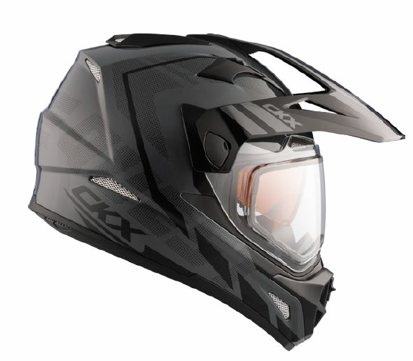 CKX QUEST RSV Moosek sisak elektromos napellenzővel, szürke, XS, 2, nordicamoto.ro