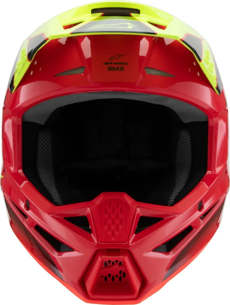 Alpinestars S-M3 Fray gyermek sisak, fekete/piros/sárga, L méret, 5, nordicamoto.ro