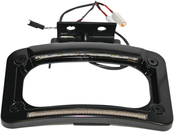 Led License Plate Frame White, 1, nordicamoto.ro