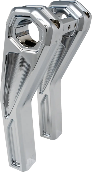 Ascent Pro Risers Silver, 1, nordicamoto.ro