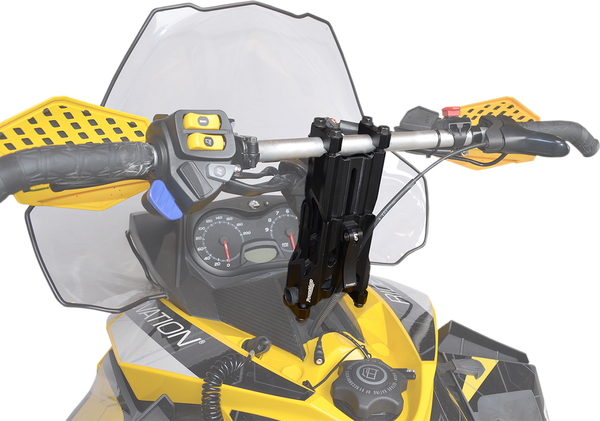 Adjustable Handlebar Riser Black, 2, nordicamoto.ro