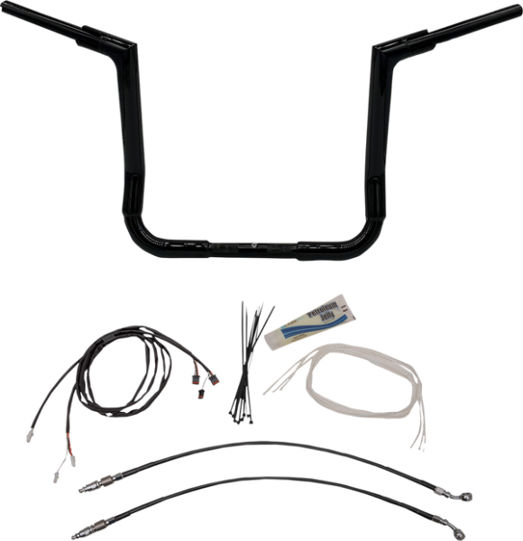 1-1/2(r) Ez Install Flat Top Handlebar Kit Black, 1, nordicamoto.ro