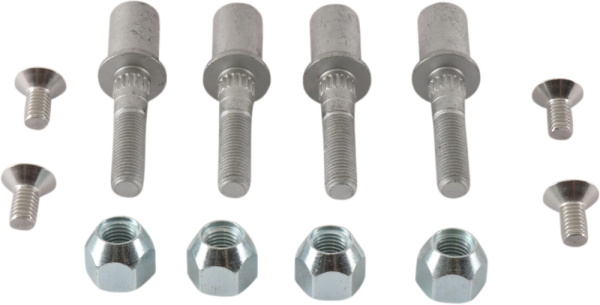 Wheel Stud/nut Kit Silver, 1, nordicamoto.ro