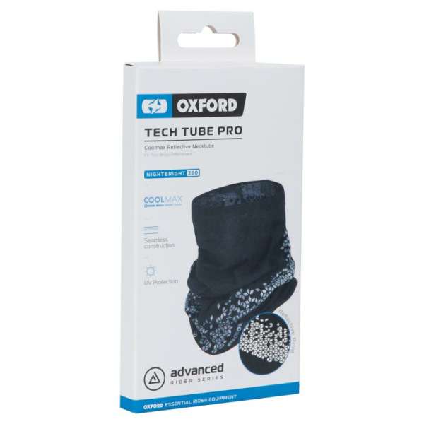 Oxford Tech Tube Pro Coolmax Reflex Cubed sárga nyakvédő, 2, nordicamoto.ro