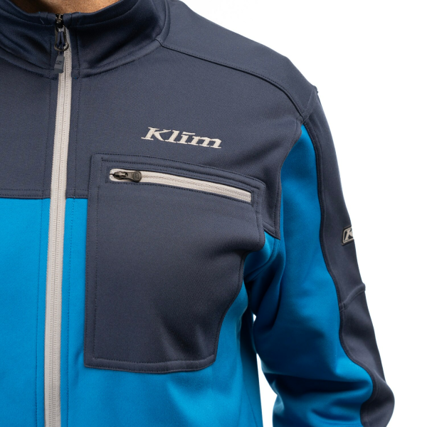 Geaca Snowmobil Klim Glacier Mid Layer Cabernet - Black, 11, nordicamoto.ro