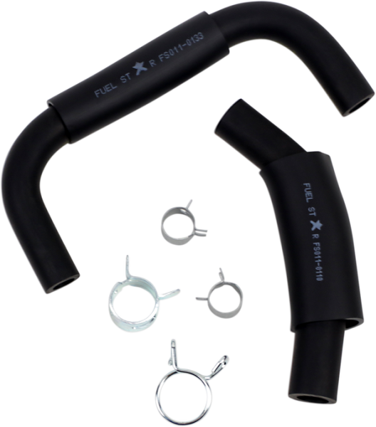 Hose And Clamp Kit Black, 1, nordicamoto.ro