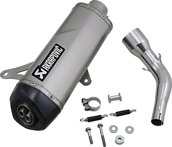 Stainless Steel Slip-on Line Scooter Muffler Raw, 2, nordicamoto.ro