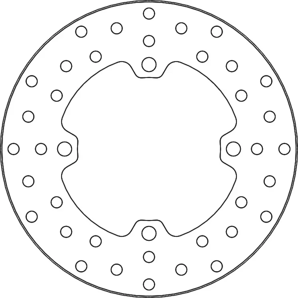 Halo sorozat – rögzített rotor, ezüst, rozsdamentes acél, 3, nordicamoto.ro